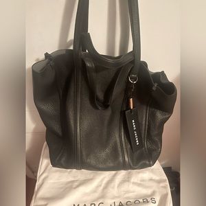 This soft leather Marc Jacobs bag is fabulous! It is a large tote bag.